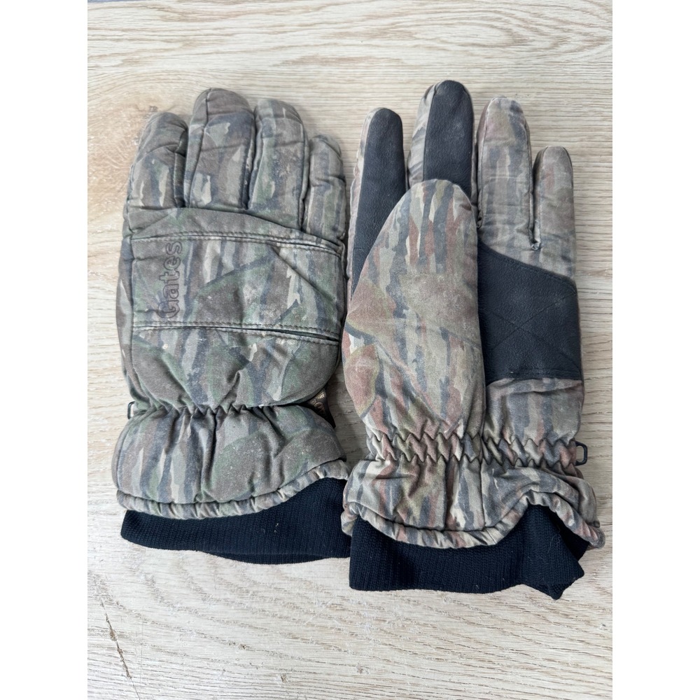 Gates‎ Mens Thermolite Insulated Camo Hunting Gloves Tree Bark Camouflage XL